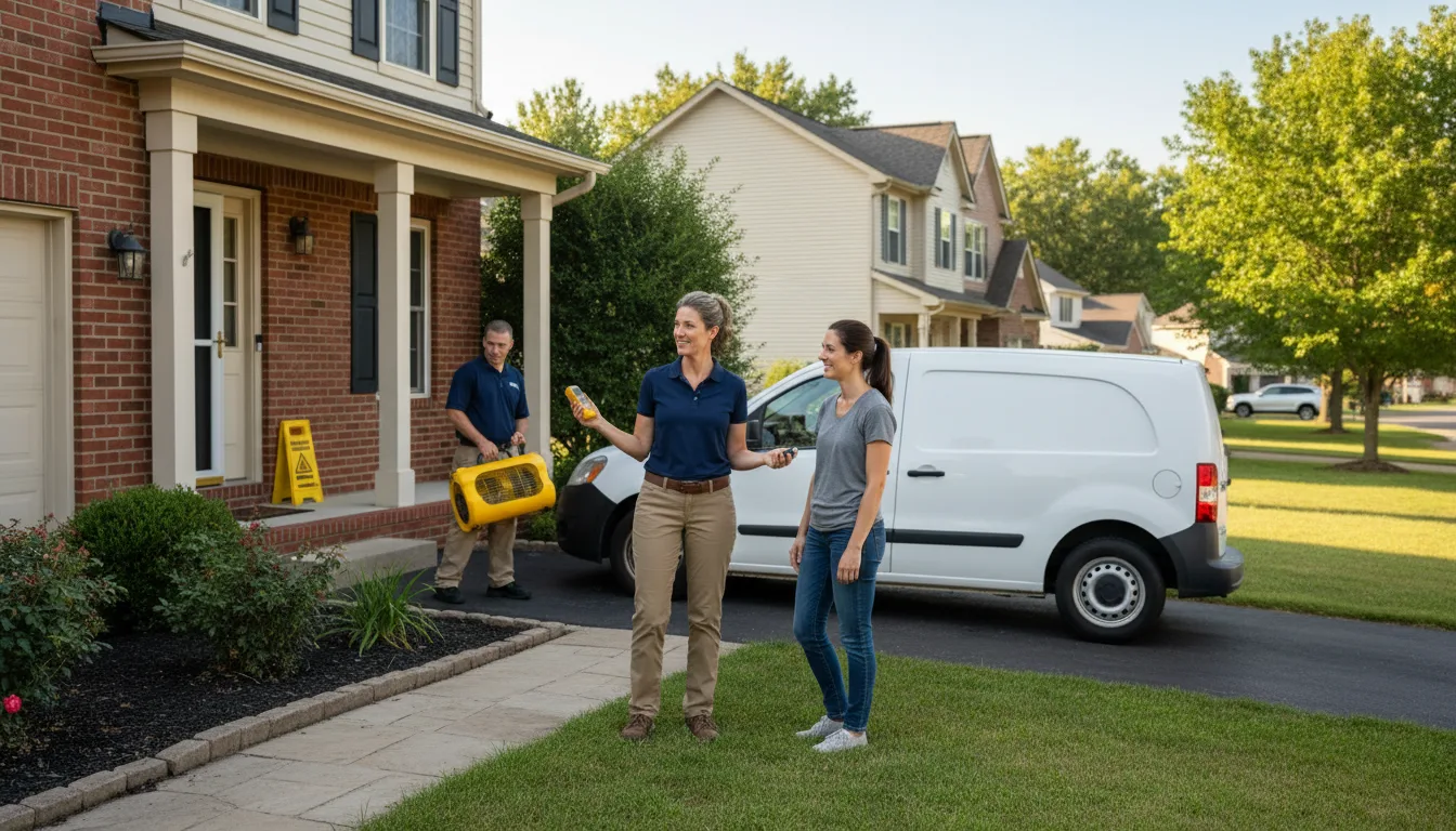 Water restoration image for Flood Water Cleanup, Removal And Restoration Services in Murray City, OH